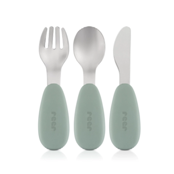 25133 Reer прибори силикон/стомана 3 бр, (35945176)