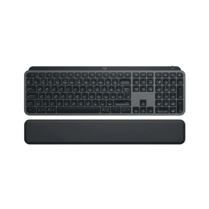 Kлавиатура Logitech MX Keys S, Bluetooth, Illuminated, Подложка за китка, Черна, (35937785)