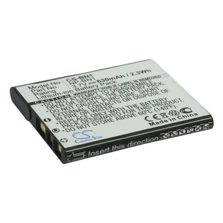 Батерия за фотоапарат SONY NP BN1 LiIon 3.7V 630mAh Cameron Sino, (35939773)