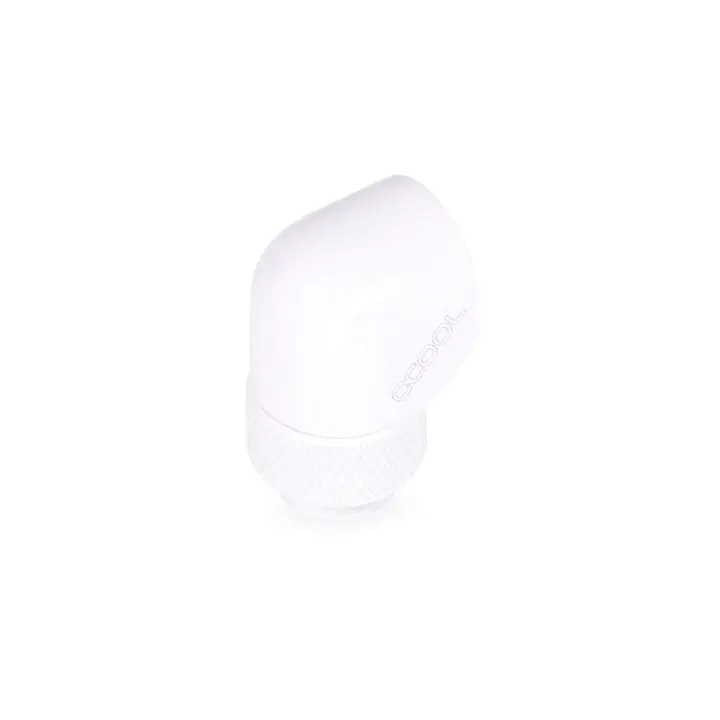 Въртящ се L-конектор Alphacool Eiszapfen, G1/4 AG auf G1/4 IG, Бял, (35936416)