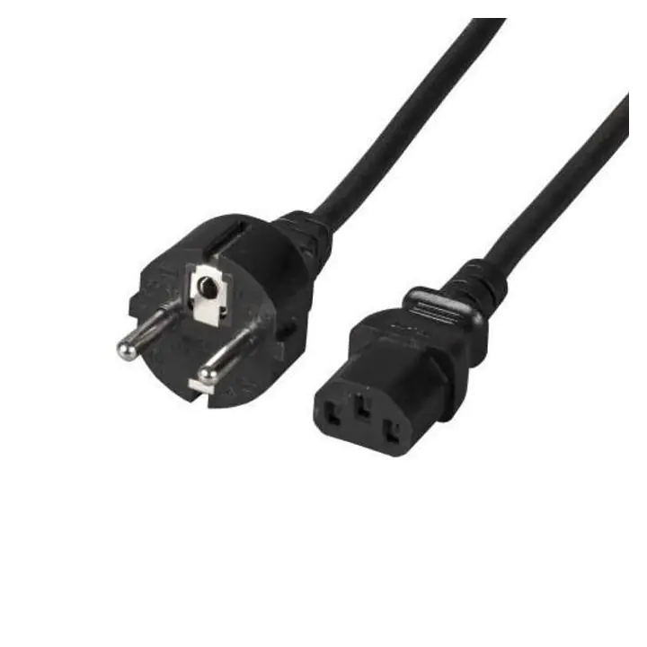 Захранващ кабел FSP Group, Шуко, 3pin(IEC C5) женско, 1.8м, Черен, (35934965)