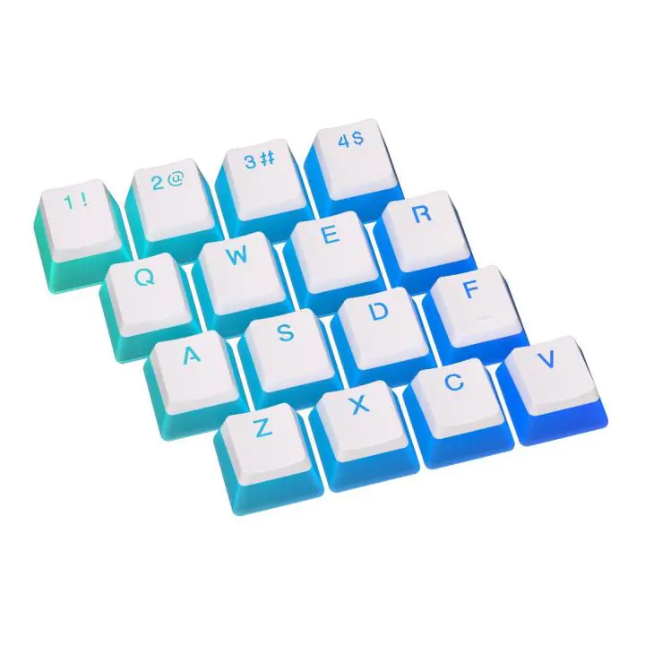 Капачки за механична клавиатура ENDORFY - 104 бр PBT, US Layout, Onyx White, (35939243)