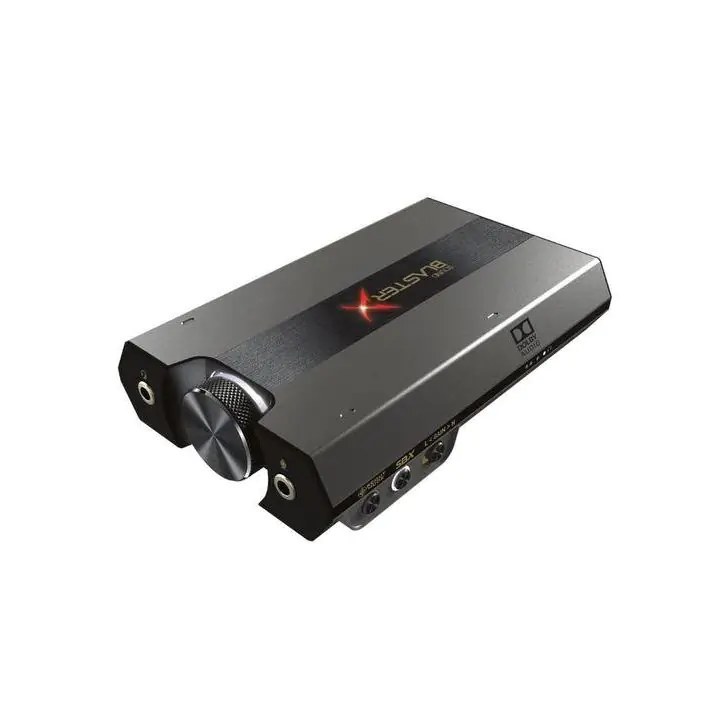 Звукова карта Creative Sound BlasterX G6, 7.1, Външна, USB, Xamp Headphone PS4, Xbox One, Nintendo Switch, and PC, (35933694)