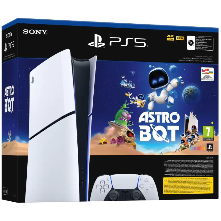 Конзола PlayStation 5 (Slim) Digital Edition - Astro Bot Bundle, (35939547)