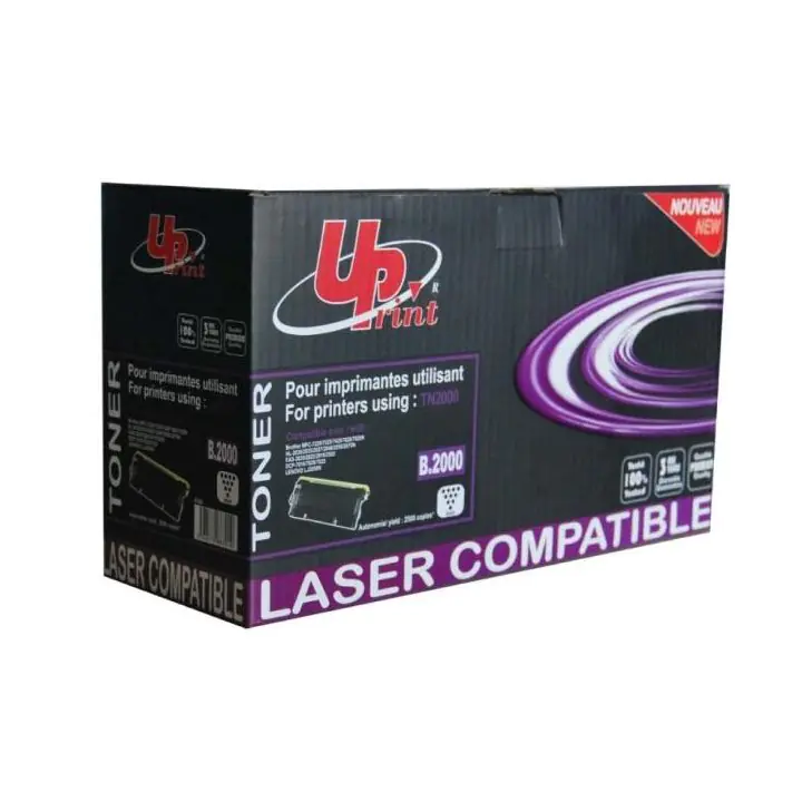 Тонер касета UPRINT TN350/TN2000/2005/TN2025, BROTHER, Черен, (35932396)