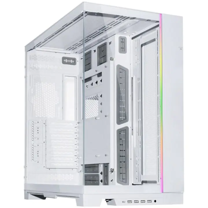 Кутия Lian Li PC-O11 Dynamic EVO XL Full-Tower, Tempered Glass, Бяла, (35936982)
