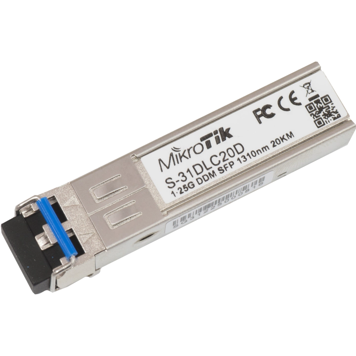 SFP модул Mikrotik S-31DLC20D, 1.25G, 20km, (35939080)