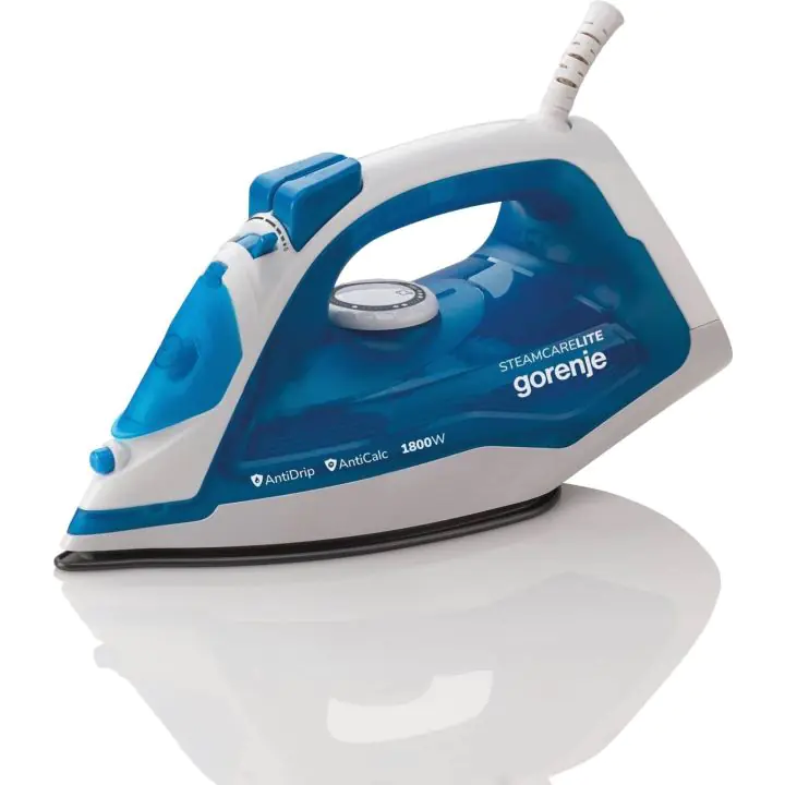 Парна ютия GORENJE SIH1800BLT, 1800W, Вертикална пара, Anti Calc, Син, (17406)