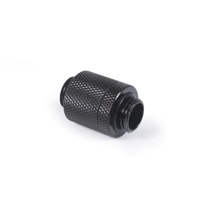 D-Plug Alphacool ES, 20mm, G1/4 AG auf G1/4 AG, Черен мат, (35936413)
