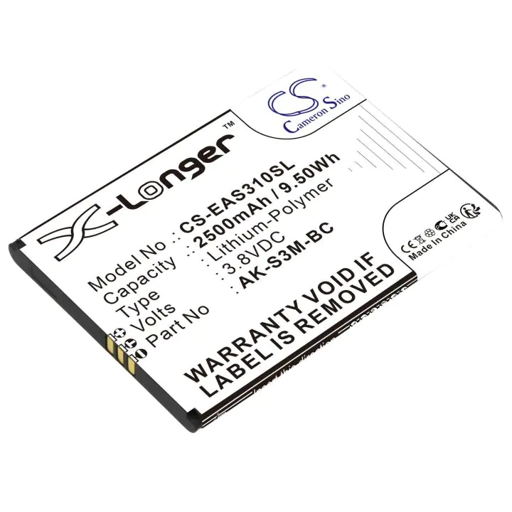 Батерия за мобилен телефон EMPORIA Smart 3 Mini, Smart 4 AK-S3M-BC LiPo 3,8V 2500mAh CAMERON SINO, (35939787)
