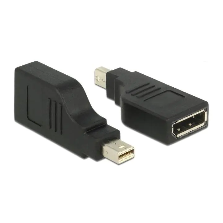 Адаптер Delock, mini DisplayPort 1.2 мъжко - DisplayPort женско, 4K, 90°, (35937789)