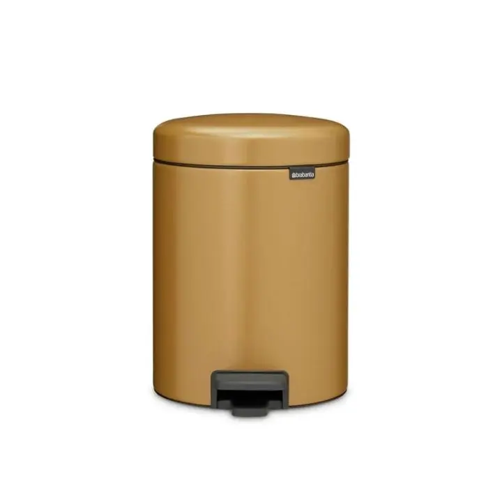 Кош за смет с педал Brabantia NewIcon 5L, Warm Gold, (35947037)