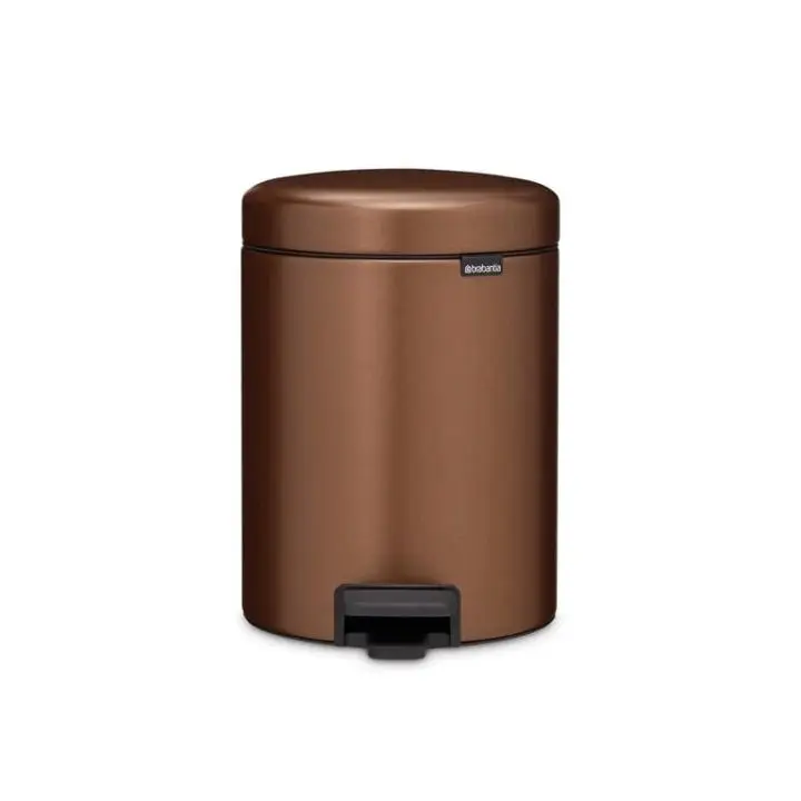 Кош за смет с педал Brabantia NewIcon 5L, Warm Bronze, (35947038)