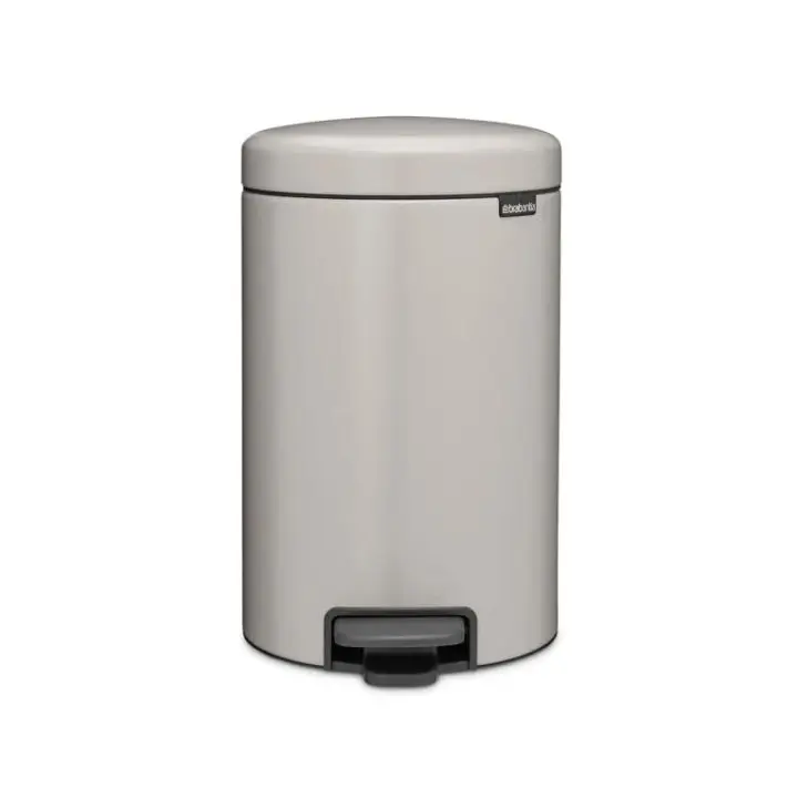 Кош за смет с педал Brabantia NewIcon 12L, Soft Grey, (35947042)