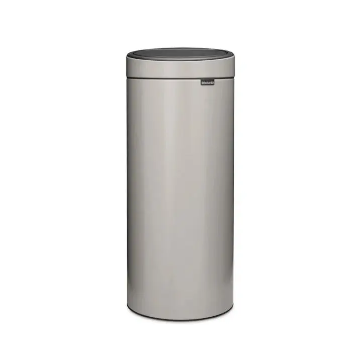 Кош за смет Brabantia Touch Bin New 30L, Soft Grey, (35947058)