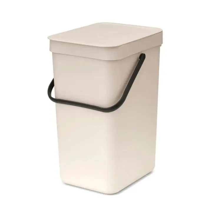 Кош за смет за разделно събиране Brabantia Sort&Go 12L, Soft Beige, (35947066)