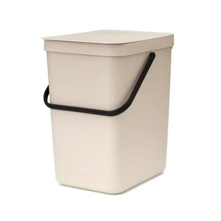 Кош за смет за разделно събиране Brabantia Sort&Go 25L, Soft Beige, (35947070)