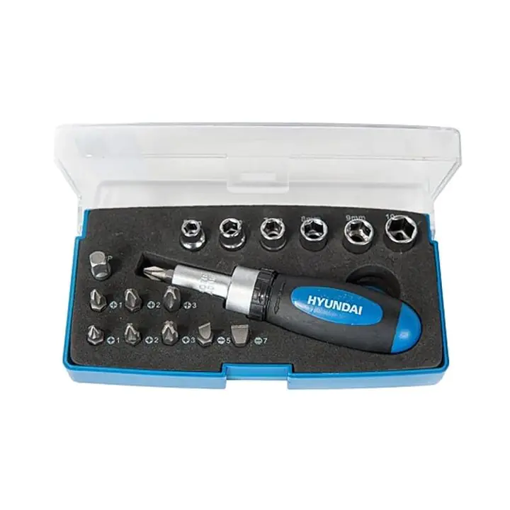 Отвертка с битове HY-40215 комплект HYUNDAI (35947452)