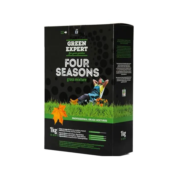 Тревна смеска 4-ри сезона 1кг Green Expert за 35-40 м2 (35947631)