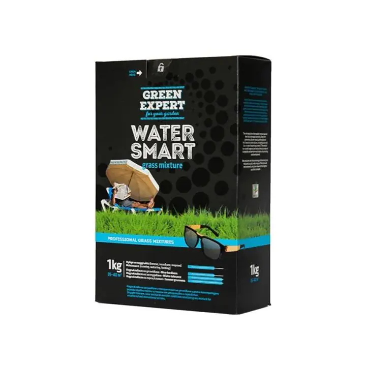 Водоспестяваща тревна смеска Green Expert 1кг за 35-40 м2 (35947633)