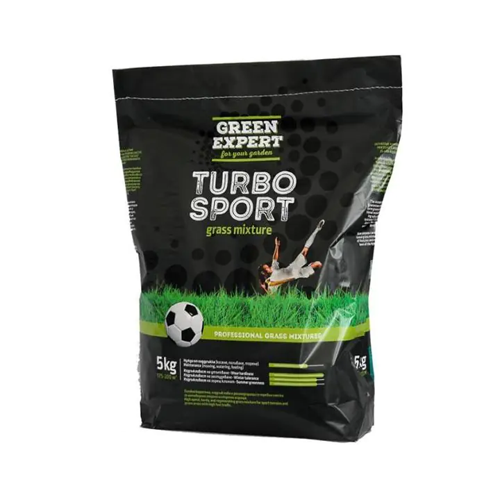 Тревна смеска Спорт Green Expert 5кг за 175-200 м2 на Лактофол (35947639)