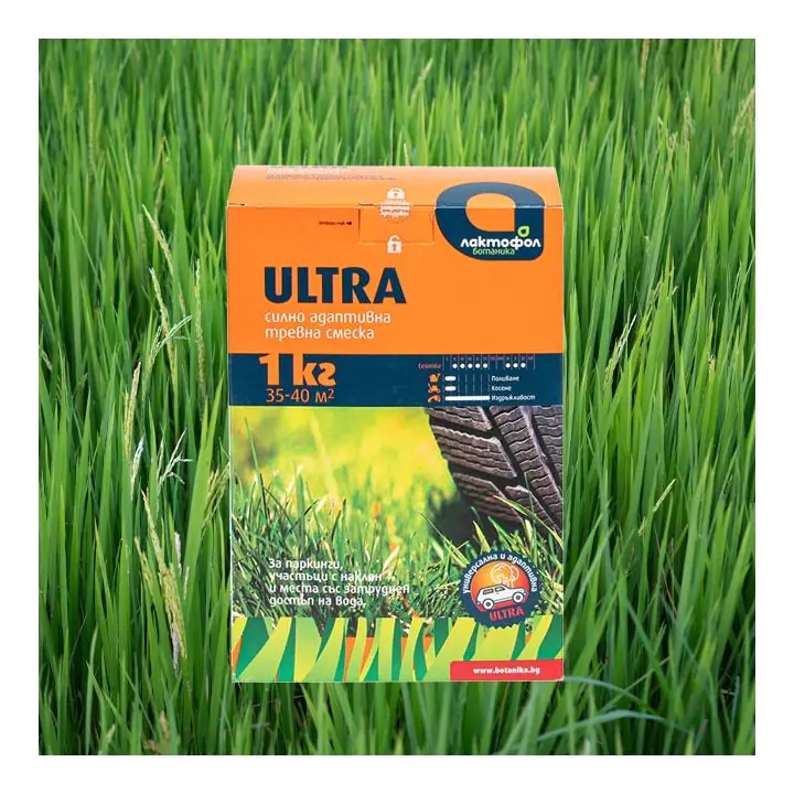 Тревна смеска високоустойчива Ultra Лактофол 1.0кг за 35-40м2 (35947663)