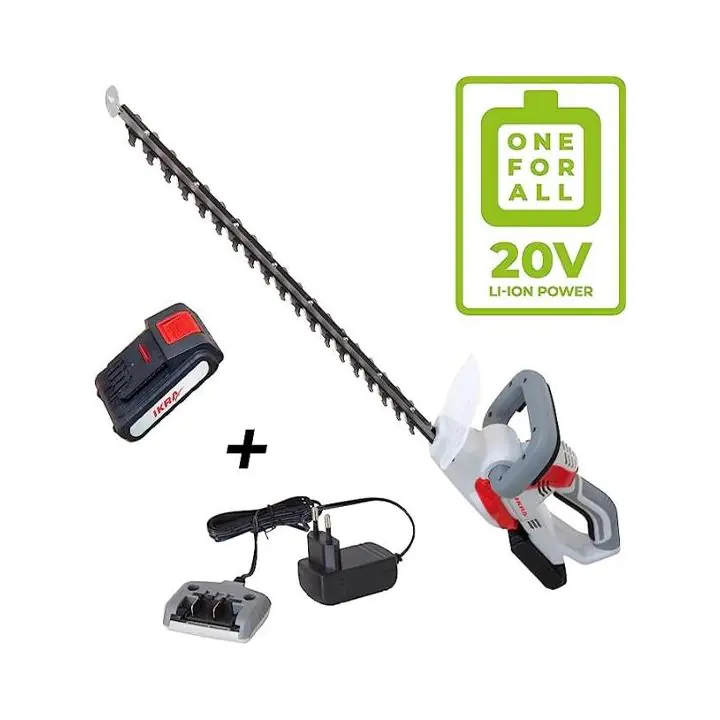 Акумулаторен храсторез IKRA IAHS 20-1 20V с батерия и зарядно в комплекта (35947739)