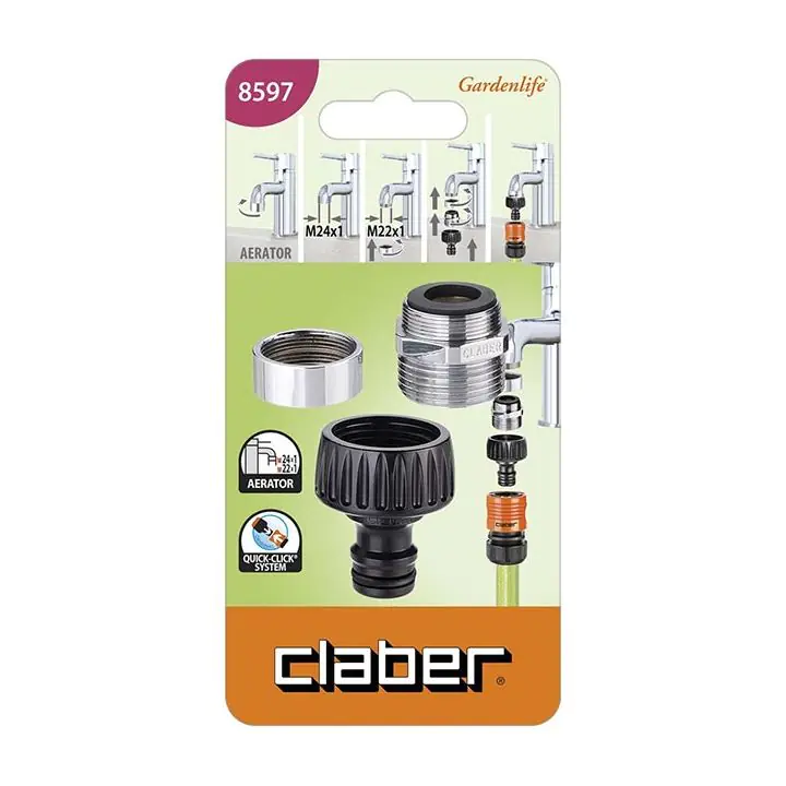 Свръзка с адаптор за чешма 3/4 Caber 8597 (35947826)