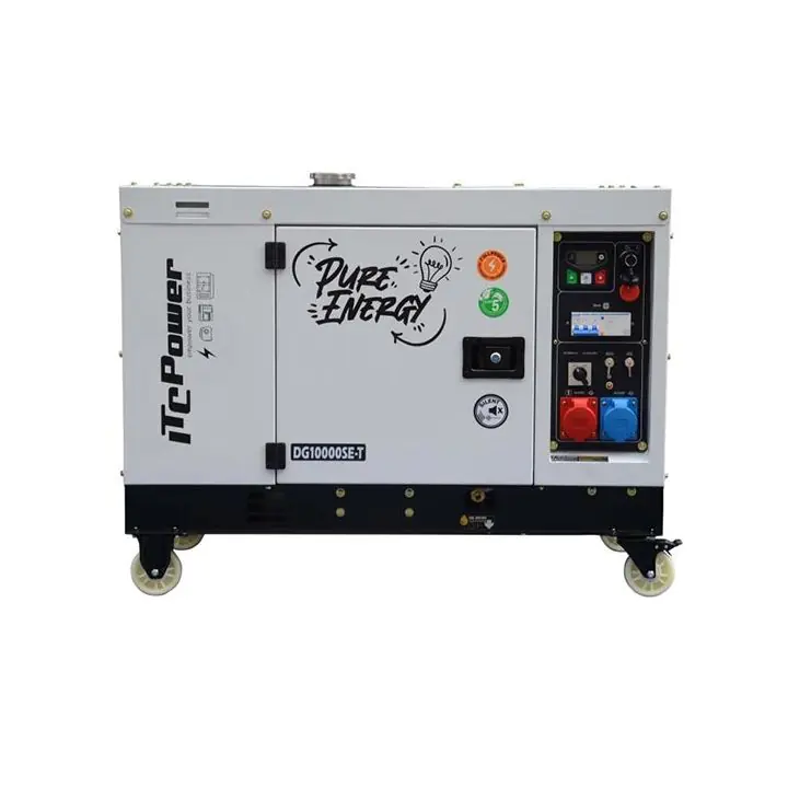 Генератор трифазен монофазен дизелов обезшумен DG 10000SE Т ITC Power (35947987)