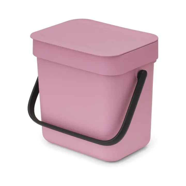 Кош за смет за разделно събиране Brabantia Sort&Go 3L, Lilac Pink, (35948494)