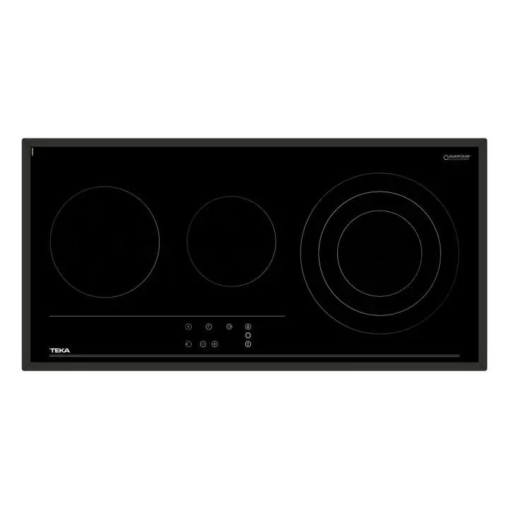 Стъклокерамичен плот TRC83631, с 3 готварски зони, таймер, фасет, (35948816)