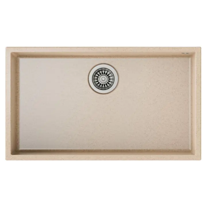 Подплотова гранитна мивка SQUARE7240TG, за шкаф 80 см, (35948832)