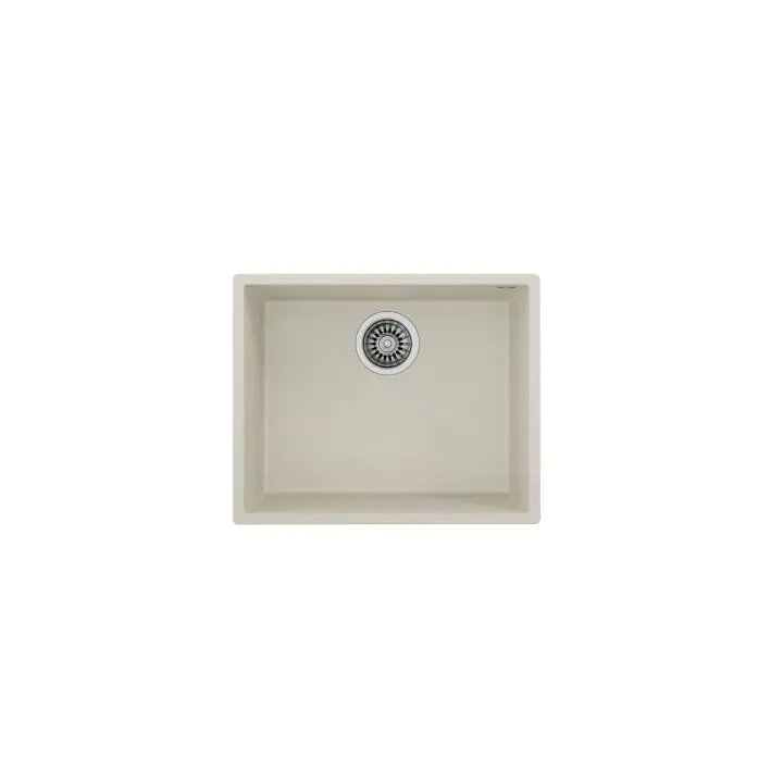 Подплотова гранитна мивка SQUARE5040TG, за шкаф 60 см, крем, (35948834)