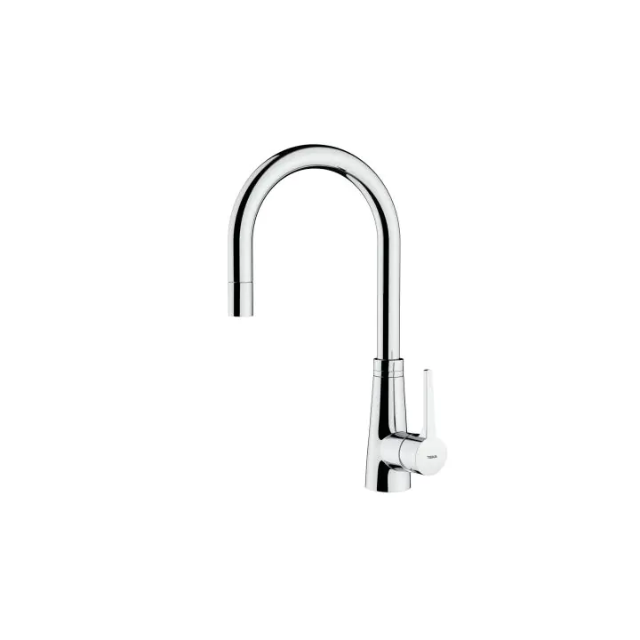 Кухненски смесител VITAK938PULLOUT, изтеглящ се душ, въртящ се чучур, хром, (35948941)