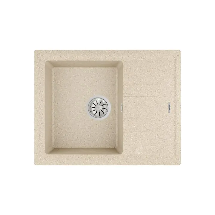 Гранитна мивка STONE45STG, обръщаема, за шкаф 45 см, бежова, (35949036)