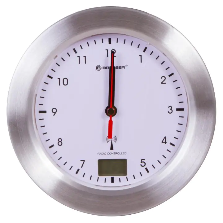 Непромокаем стенен часовник Bresser MyTime Bath, бял, (35949104)