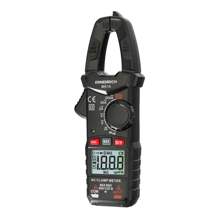Цифрови амперметър клещи Ermenrich Ping MK10, (35949178)