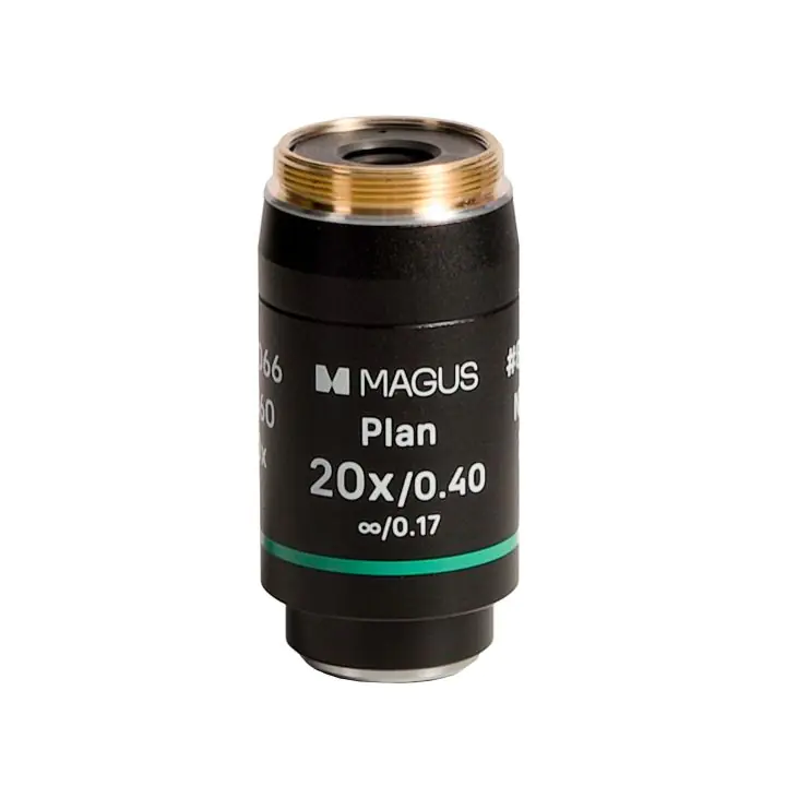 Обектив MAGUS 20PL60 Plan 20х/0,40 ∞/0,17 H 60 mm, (35949472)