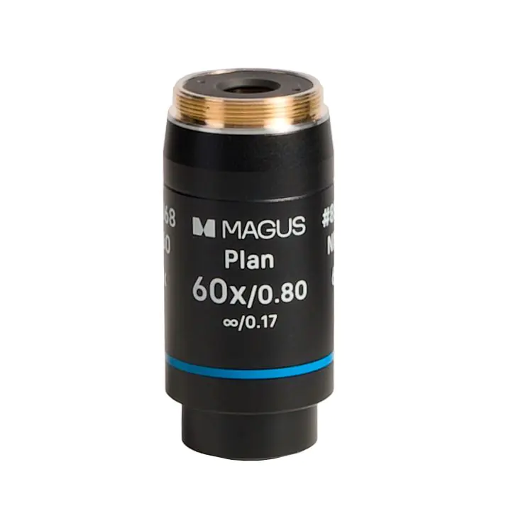Обектив MAGUS 60PL60 Plan 60х/0,80 ∞/0,17 H 60 mm, (35949473)