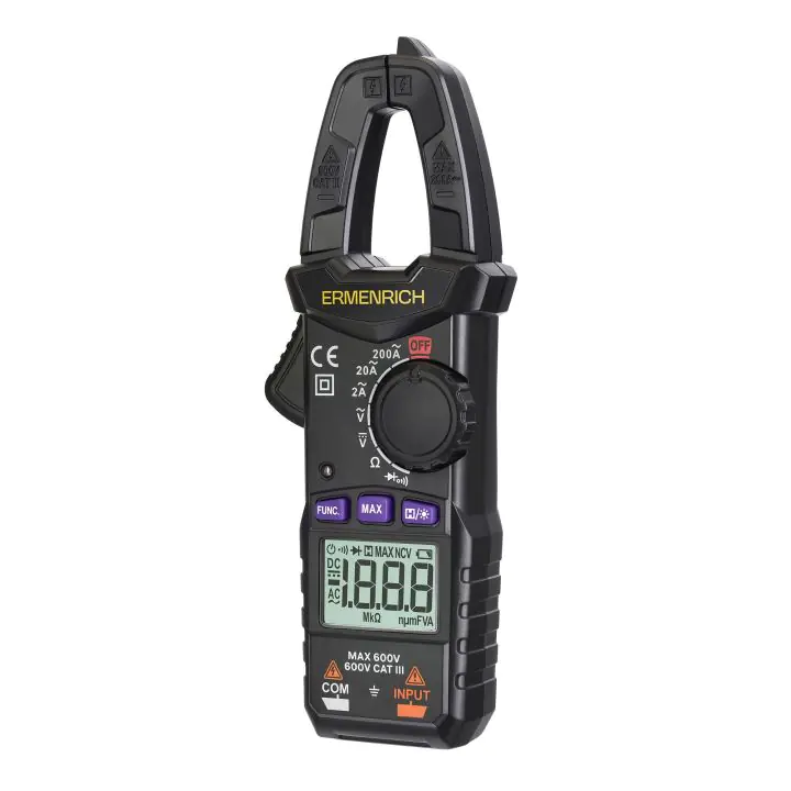 Цифрови амперметър клещи Ermenrich Ping MK10, (35949620)