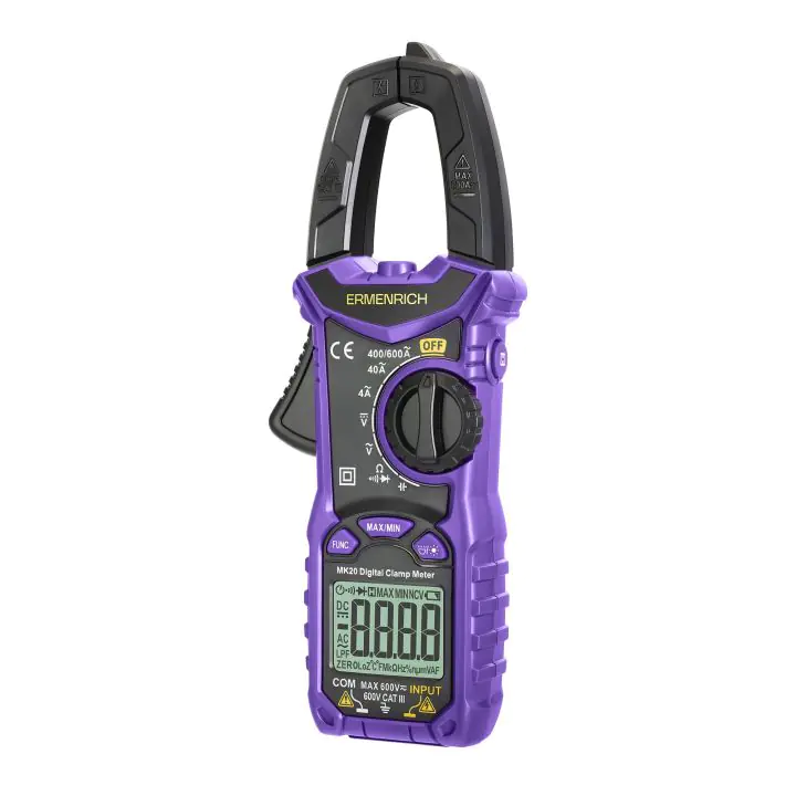 Цифрови амперметър клещи Ermenrich Ping MK20, (35949621)