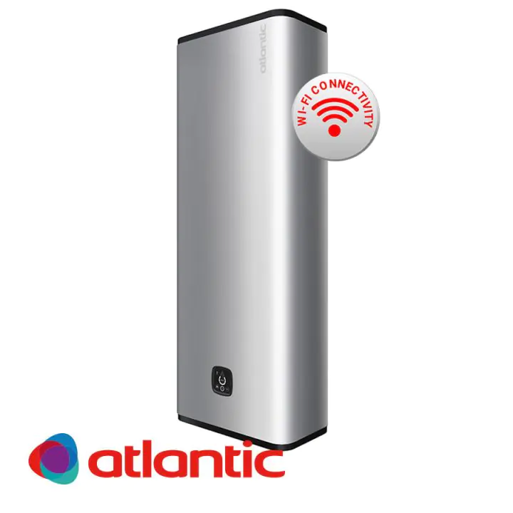 Електрически бойлер Atlantic Vertigo Steatite Wi-Fi 100 Silver, 80 L, (35949960)