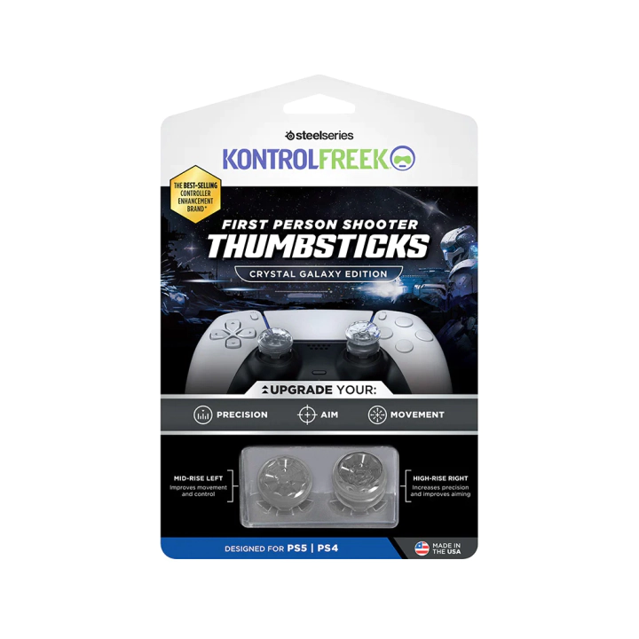 Аксесоар KontrolFreek FPS Thumbsticks Crystal Galaxy Edition за PS5 DualSense, (35937018)