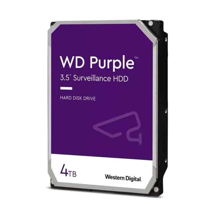 Хард диск WD Purple, 4TB, 5400rpm, 256MB, SATA 3, WD43PURZ, (35936431)