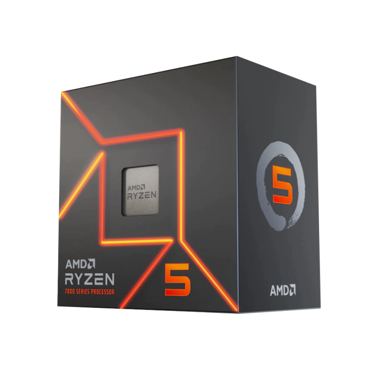 Процесор AMD RYZEN 5 7600, 6-Core, 3.8 GHz, 32MB, 65W, AM5, BOX, (35935842)