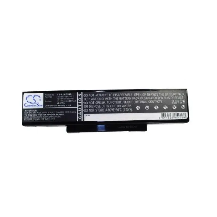 Батерия за лаптоп Asus N71 K72 K72J K72F K73SV N71 N73 N73S N73SV X73S, 10.8V, 4400mAh CAMERON SINO, (35936133)