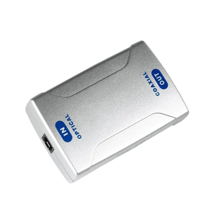 Оптичен конвертор HAMA, Optical IN ODT (Toslink)/Coax OUT, Сребрист, (35933074)