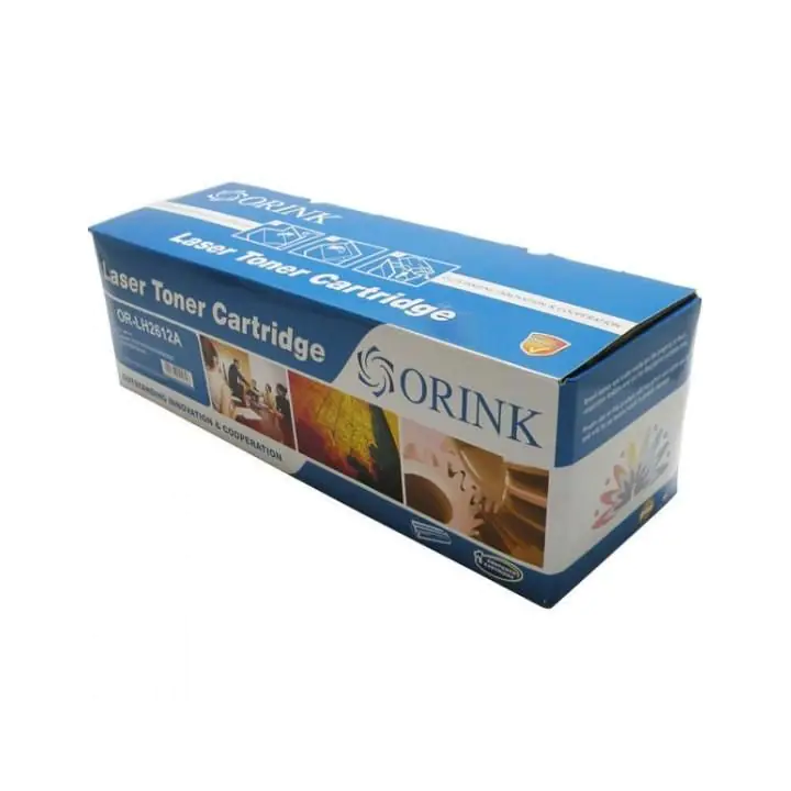 Тонер касета ORINK HP Q2612A / Can LBP2900/ Q2612A, Черен, (35933189)