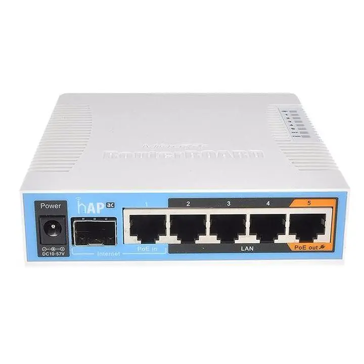 Безжичен Access Point MikroTik hAP AC RB962UiGS-5HacT2HnT, 5x 10/100/1000, USB 2.0, (35934242)