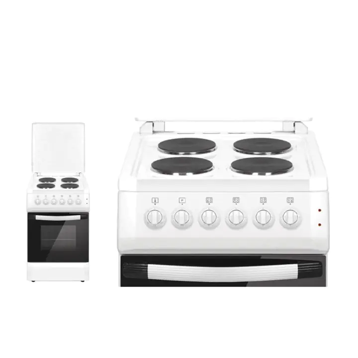 Електрическа готварска печка ZEPHYR ZP 1441 4E50F, 4 котлона, 6 функции, 50 литра, Конвекция, Клас А, Бял, (18094)